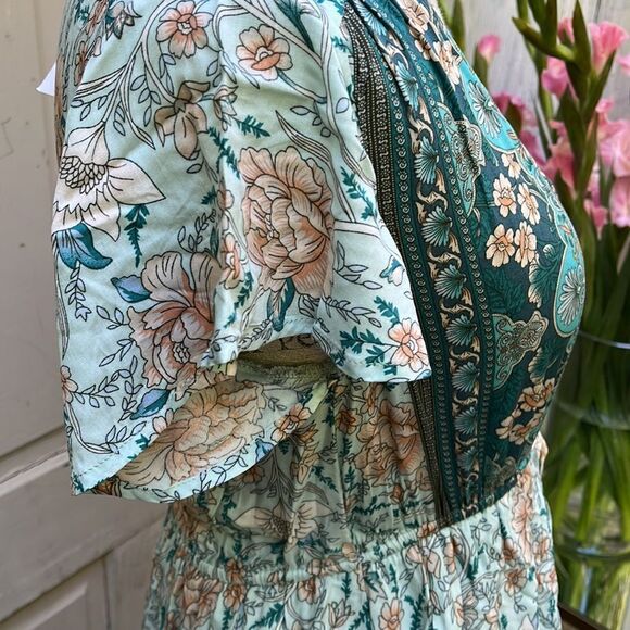 FLORAL MINI DRESS,  NWT Size S - Picture 4 of 8